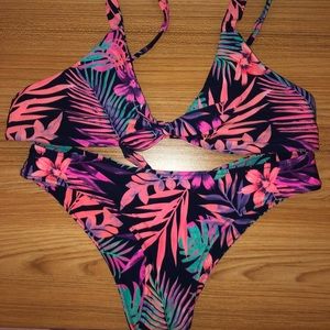 Blackbough Swim Floral Print Bikini